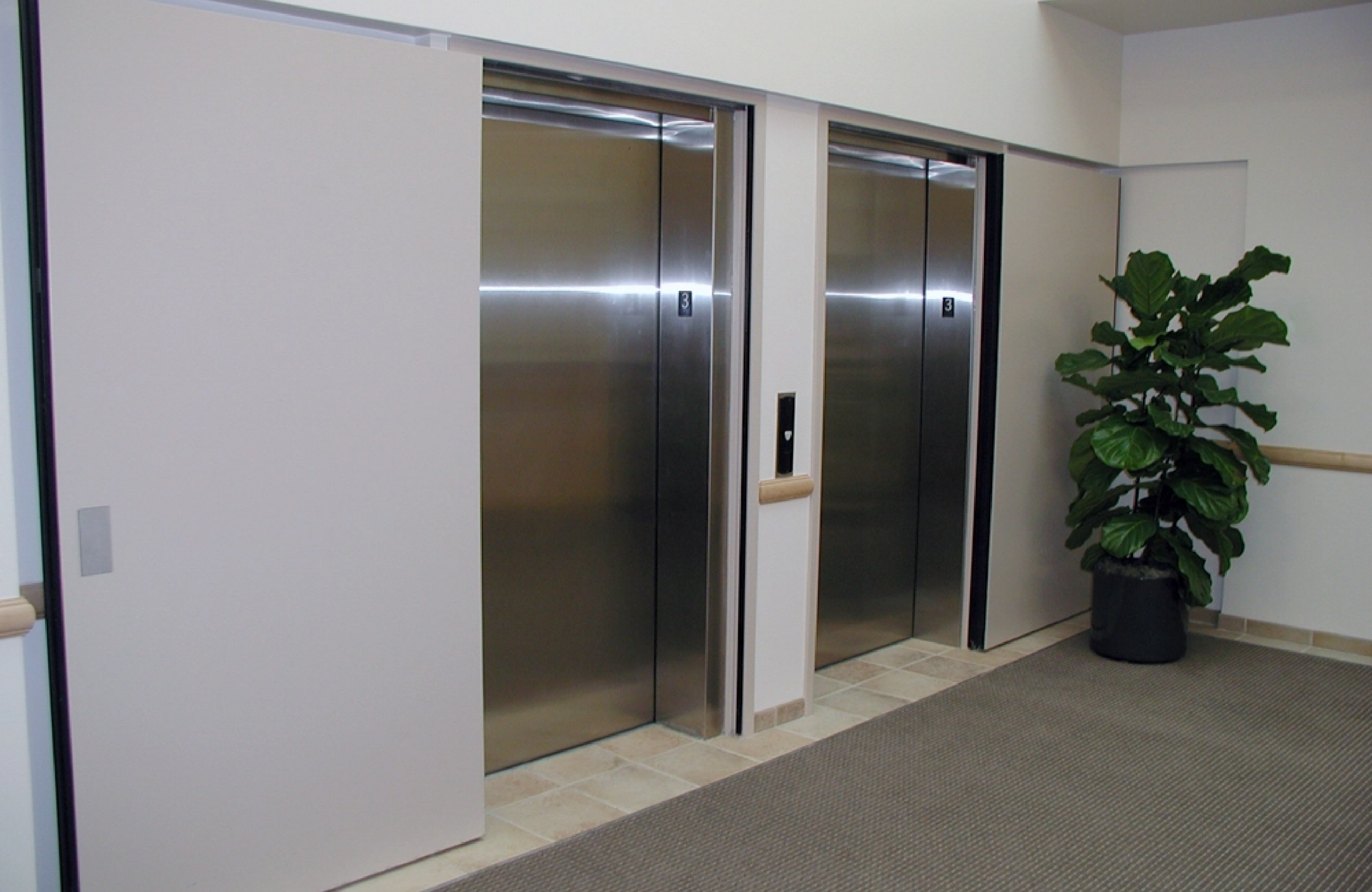 Old Mill Building elevator vestibule