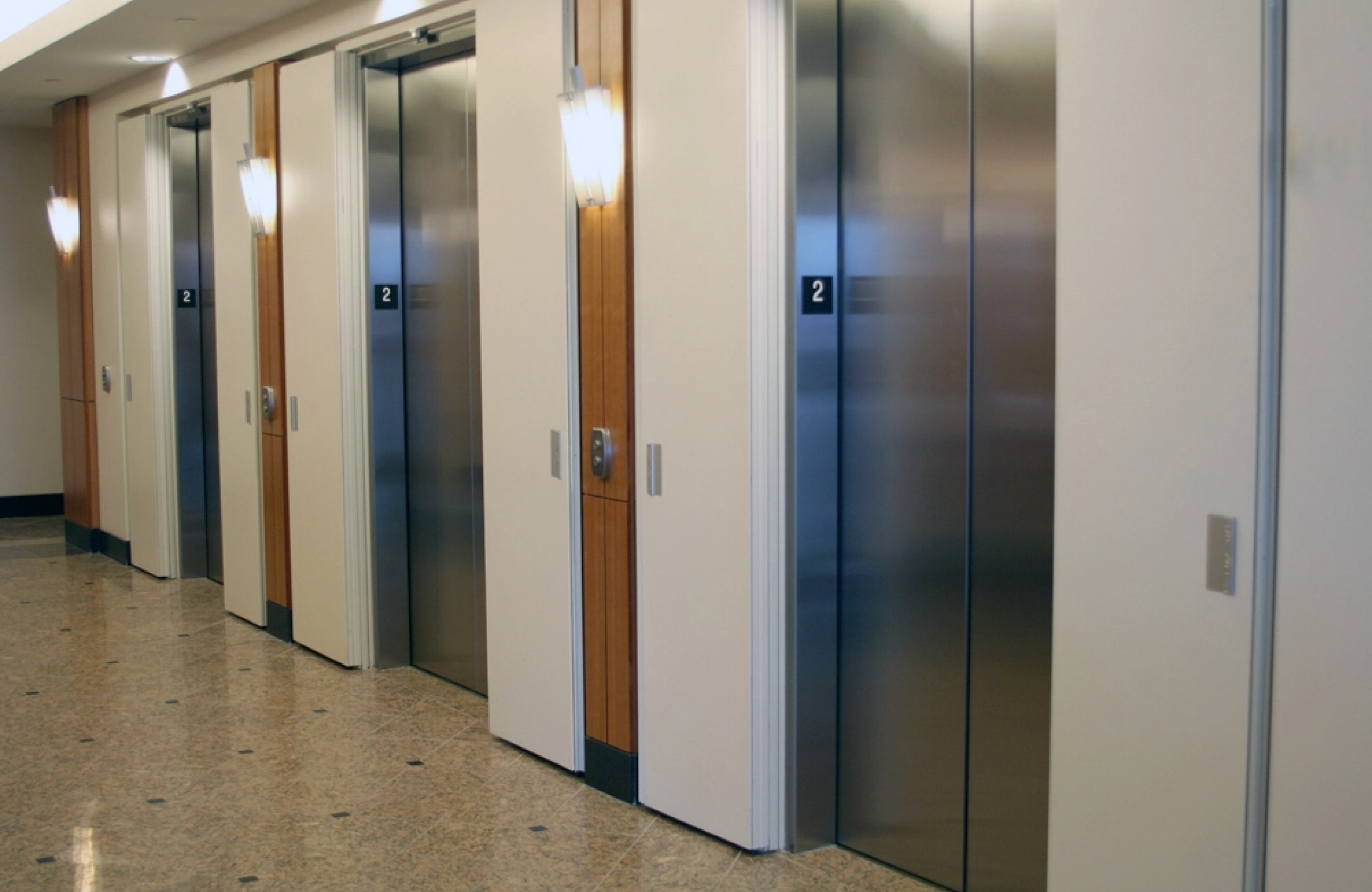 Riverpark elevator vestibule