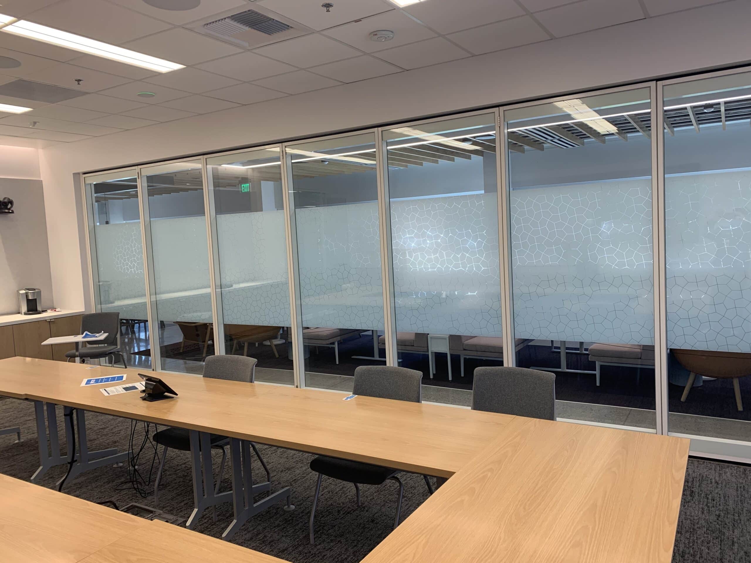 Partition wall installation